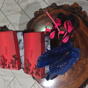 TWO PAIR OF  SHOES use only  for photos like new ..PLEASER